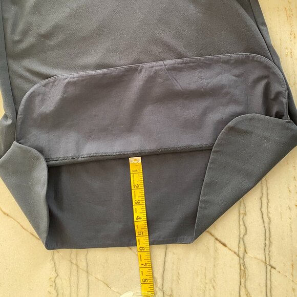 COS Navy blue tunic tulip hem Sz S contemporary classic versatile - Picture 6 of 10